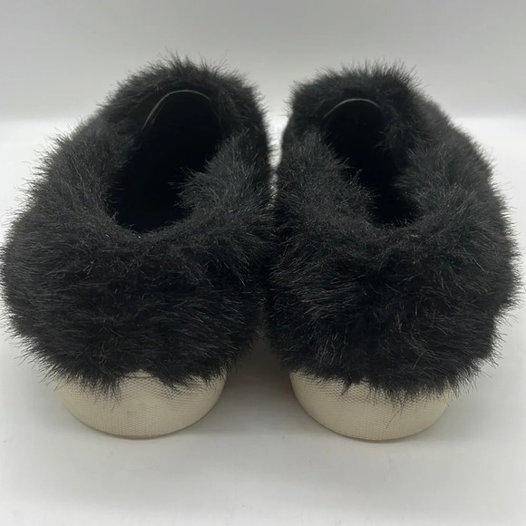 Joshua Sanders Black Furry Platform Slip On Sneakers - Size 40 (IT) - Picture 3 of 8